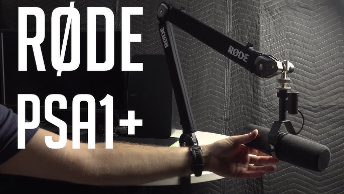 Installing Rode PSA1+ Mic Arm and to - YouTube