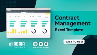 Contract Management Excel Template screenshot 5