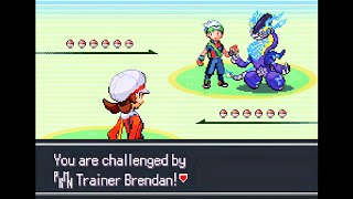 Pokemon Lucid Emerald - Rival Brendan Final Evergrande City Singles, Hard Mode