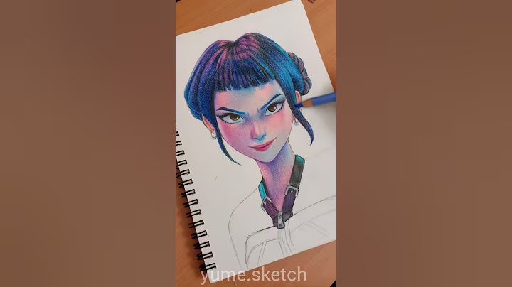 drawing zoey from huntrix kpop demon hunters #shorts #kpopdemonhunters