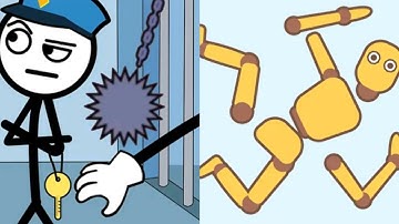 Thief Puzzle VS Ragdoll Break / All Max Levels Gameplay Android,ios New Update