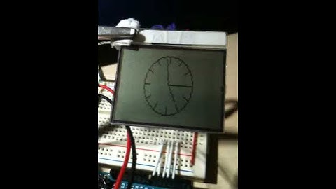 Arduino Nokia LCD clock