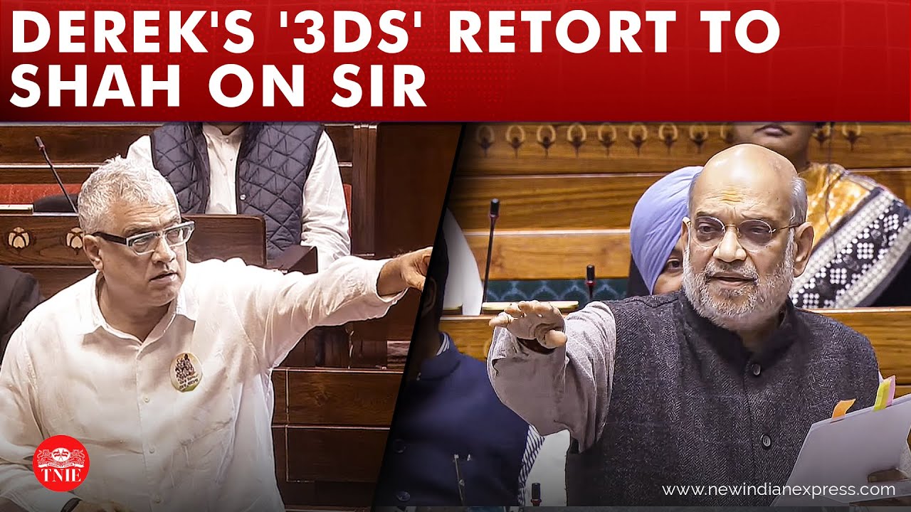 Депутат от партии TMC Дерек О'Брайен ответил на речь Амита Шаха о «обнаружении, удалении и депорт...