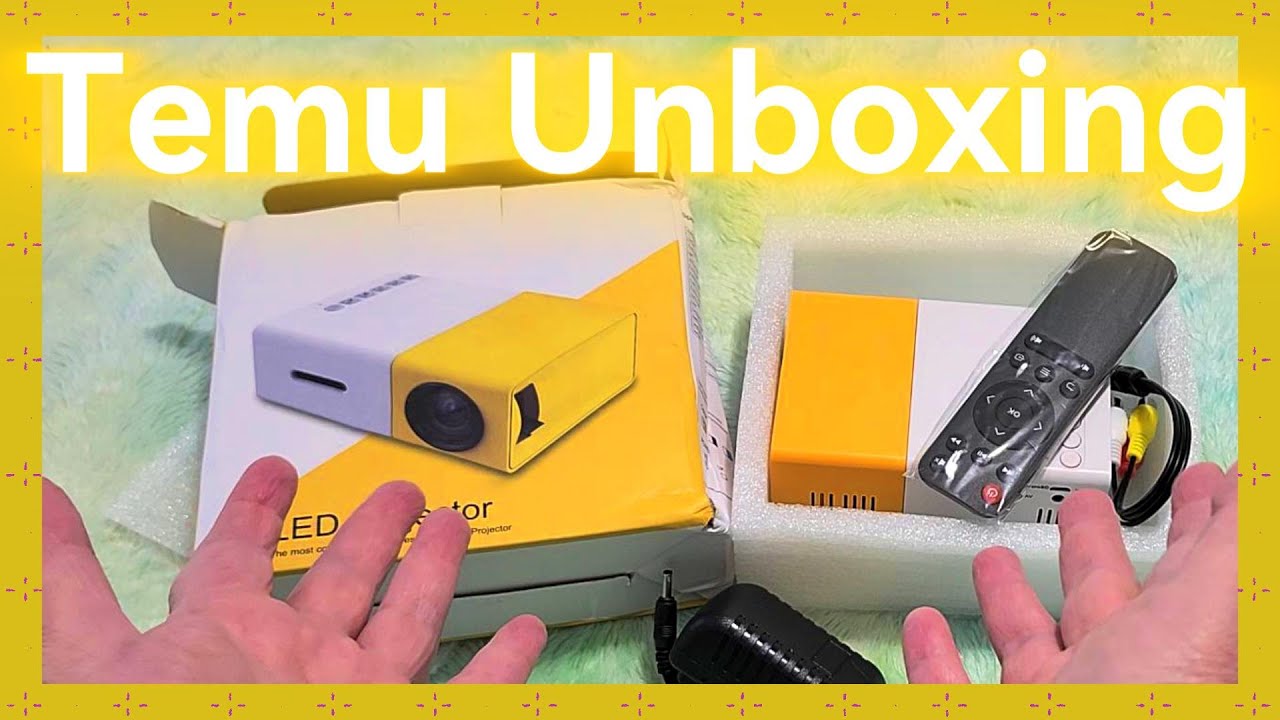 Unboxing a Temu LED Projector  Missing Cords & Discontinued Item? 🤔
