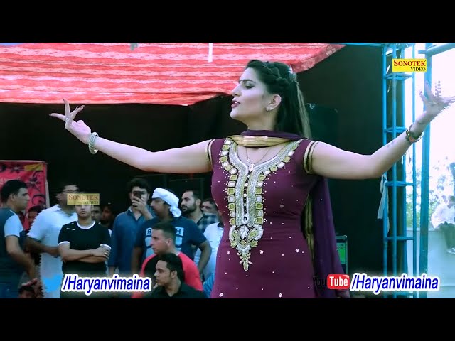 Sapna chaudhary Dance Song I Babu Tera Ladla Javan Ho Liya I Sapna Haryanvi Song I Sonotek class=