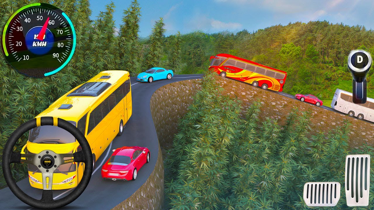 Bus Driving Game Sim 3D | 4K Android Gameplay | Master City Roads & Routes!