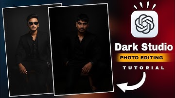 Dark Studio Chatgpt Photo Editing | chatgpt Ai Photo Editing | chatgpt Se Apna Photo Kaise Banaen