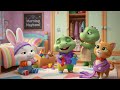 Self Care Skills with Dino | Baby Dinosaur | Learns Daily Routines | Educational Cartoons for Kids