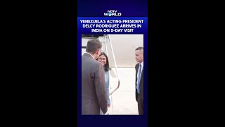 Venezuela's Acting President Delcy Rodriguez Arrives in India on Five-Day Visit