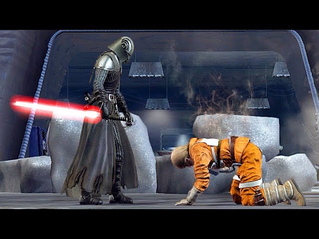 Evil Luke Skywalker Turns To The Darkside Scene - Star Wars The