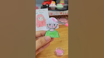 bộ kit tạo kiểu tóc giấy #youtubeshorts #amidiy #satisfying #diycrafts #handmade