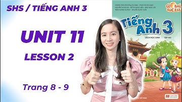 Tiếng Anh lớp 3 Unit 11 Lesson 2 - Trang 8, 9 - My Family - Global Success Cô Minh Hậu (Sách Mới)