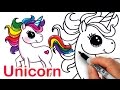 How to Draw a Cartoon Unicorn Farting Easy and Cute