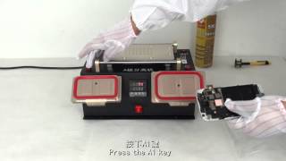 3 in 1 AC100-240V A-frame Separator LCD Touch Screen Separating Machine Built-in Vacuum Pump