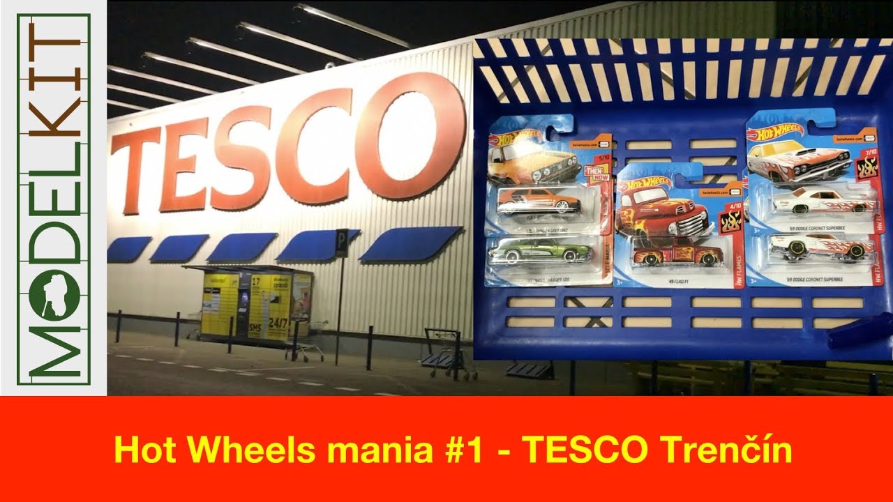 Hot Wheels mania 1 TESCO Trenčín modelkit.eu YouTube