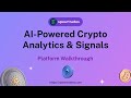 SpearTrades Platform Walkthrough | AI Crypto Analytics, Signals, Portfolio &amp; Market Dashboard