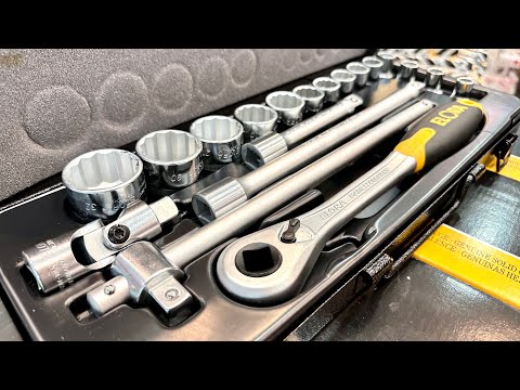 Bộ đầu khẩu từ 10mm đến 32mm ELORA 770 LINDMU, đầu vuông 1/2 inch. Made in Germany