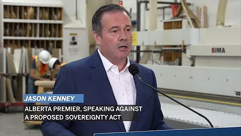 Jason Kenney Speaks Out Against The Sovereignty Act