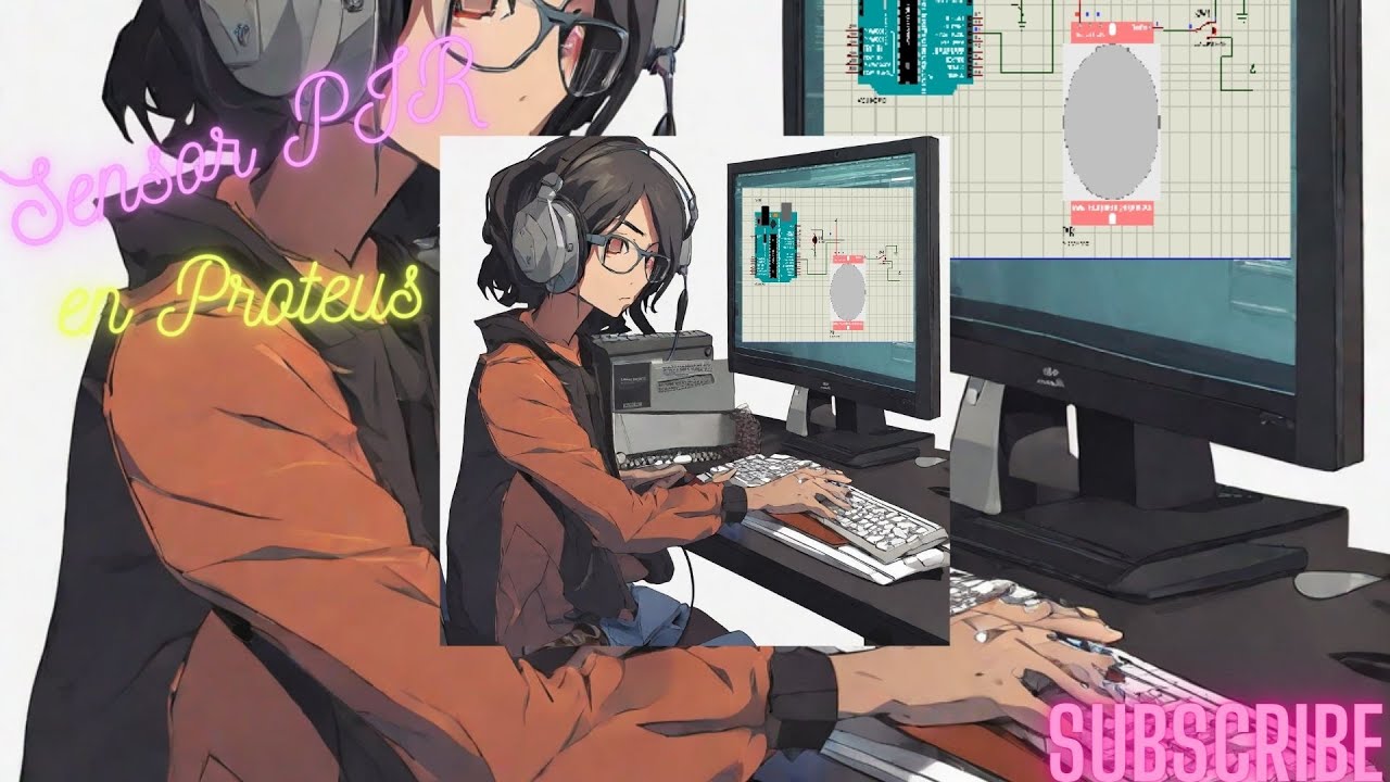 Sensor Pir simulado en proteus