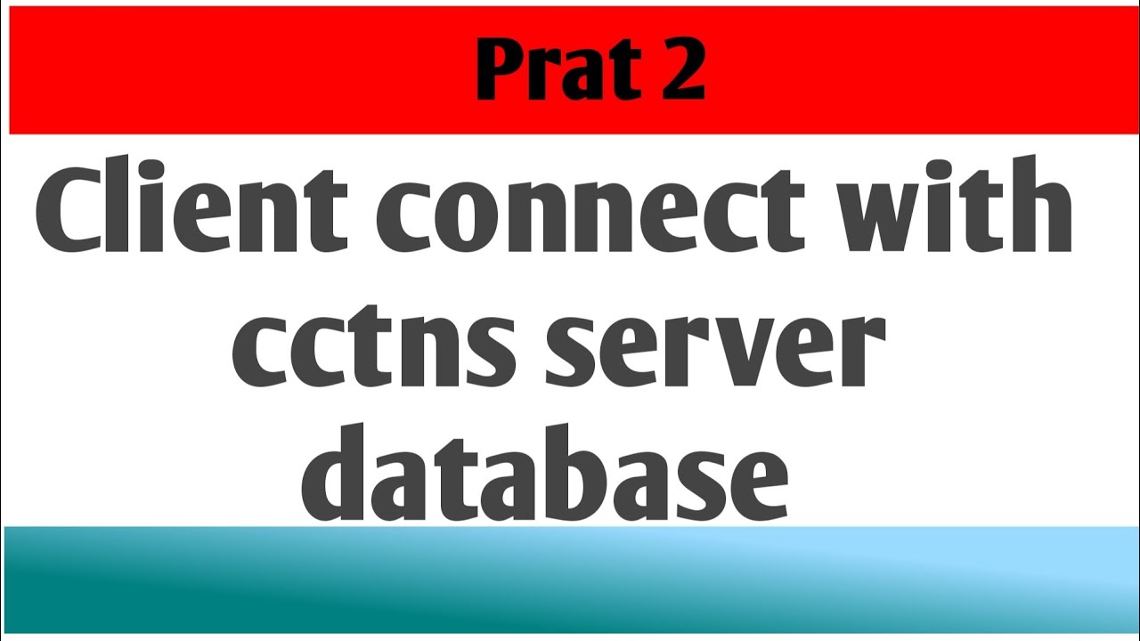 How to connect client database with CCTNS Part 2 - YouTube