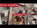 KİLERİMİZİ DÜZENLİYORUZ✅ORGANİZER KUTULARIM✅MUTFAK DÜZENLEYİCİLER✅PASTANE USULÜ PROFİTEROL😍#vlog