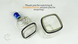 Creative Create Glass Bottle Cutter - Cutting Square Bottles