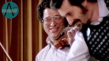 Itzhak Perlman & Pinchas Zukerman playing Wieniawski - at the end of their European tour
