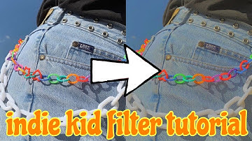 How to add a indie filter to photos//vsco tutorial
