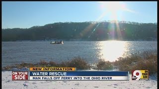 Man rescued after fall from Anderson Ferry into Ohio River