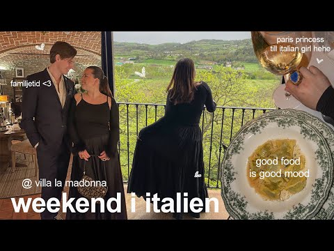 Dröm-weekend i Italien 🍷 | god mat, familjemys, vingårdar (📍Villa la Madonna)