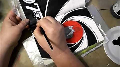 James Bond Altered Book Pages