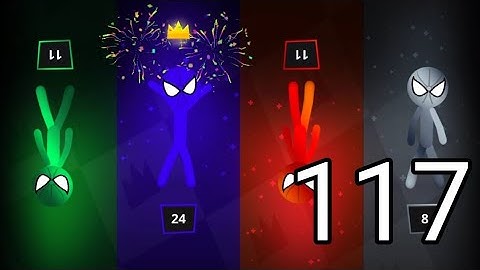 Stickman Funny MINIGAMES Part 117 - Stickman Party 1 2 3 4 Player Gameplay Android IOS 2025