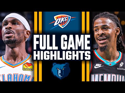 Oklahoma City Thunder vs Memphis Grizzlies - FULL GAME HIGHLIGHTS | November 9, 2025 NBA Season