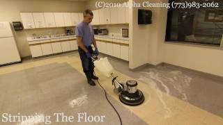 Floor stripping, buffing and waxing Chicago