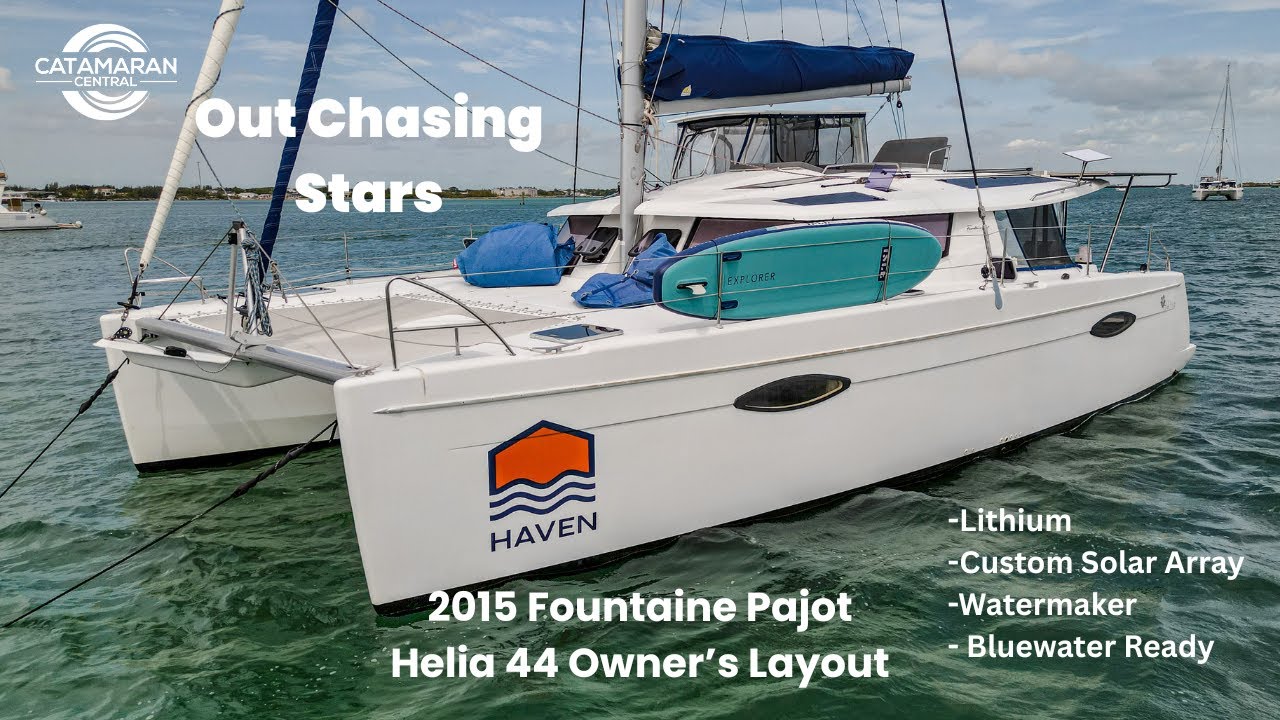 ⁣2015 Fountaine Pajot Helia 44 Owner's Version Walkthrough w/ Commentary