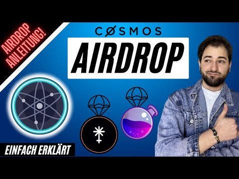 COSMOS (ATOM) AIRDROP Anleitung | Was Du tun musst, damit Du Airdrops bekommst? Schritt für Schritt!