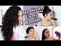 My Weekly Curly Routine How I Mask Wash Style & Refresh My Curls Part 1