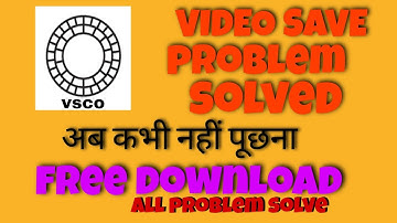 vsco problem solved || All problem solved 🔥 [2021]