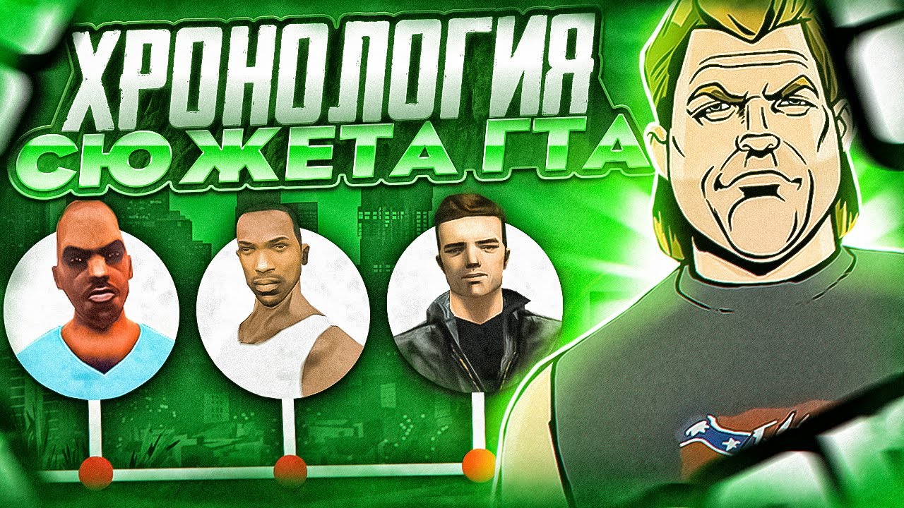 СЮЖЕТ ВСЕХ ЧАСТЕЙ ГТА В ХРОНОЛОГИЧЕСКОМ ПОРЯДКЕ  ВСЕ СОБЫТИЯ 3D ВСЕЛЕННОЙ #GTA