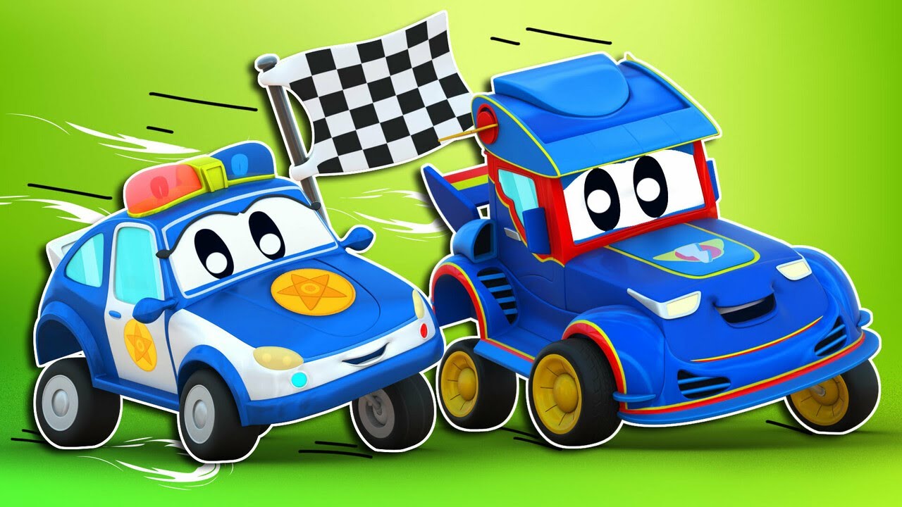 カーシティレース:一番早いのは誰だ！ - 子供向けトラックアニメ 🚨 Super Truck