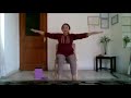 Chair yoga session  upper body exercises by gentle yoga expert jyoti nanda
