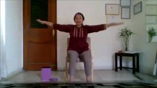 Chair Yoga Session - Upper Body Exercises, by Gentle Yoga expert Jyoti Nanda