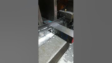 GETTING READY FOR TENSILE TESTING AFTER MILLING MACHINING SAMPLE FOR METALLURGICAL LABORATORY