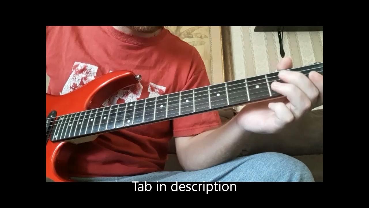 Dust In A Baggie Intro Intermediate Guitar Lesson Tab in Description