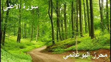 .....سورة الاعلى...برواية قالون عن نافع المدني