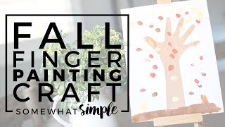 Fall Art Project for Kids – Fingerprint Fall Trees