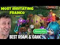 Enemy Jungler frustated by Franco&#39;s Nonstop Gank Hooks! 😂 | Franco Full Rank Gameplay | MLBB