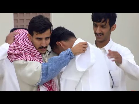 بكاء لانهم كسرو نظارته سلطان العليان سعد ال مخفور حمد آخر شي