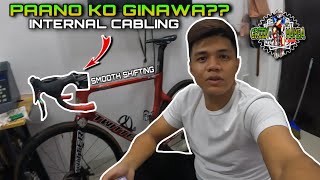 INSTALLING CARBON DROPBAR | CONVERTED TO INTERNAL CABLING