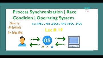 Process Synchronization | Race Condition | Operating System (part 1) || lec # 19 || In URDU/Hindi